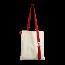Шоппер Superbag, неокрашенный с красным