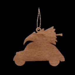 Ёлочная игрушка Машинка, красный