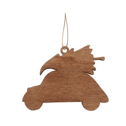 Ёлочная игрушка Машинка, синий