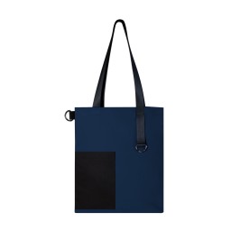 Шоппер Superbag Color, темно-синий с чёрным