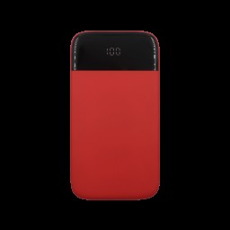 Внешний аккумулятор Bplanner Power 3 ST, софт-тач, 10000 mAh, красный