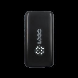 Внешний аккумулятор с подсветкой Bplanner Power 4 ST, 8000 mAh, черный с белым