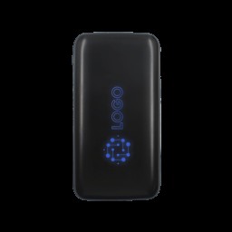 Внешний аккумулятор с подсветкой Bplanner Power 4 ST, 8000 mAh, черный с синим