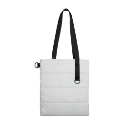 Шоппер Superbag Bubble, с кнопкой, белый с черным