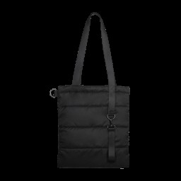 Шоппер Superbag Bubble, с кнопкой, черный