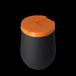 Набор NEO DUO: Кофер софт-тач NEO CO12s с дополнительной крышкой, черный с оранжевым